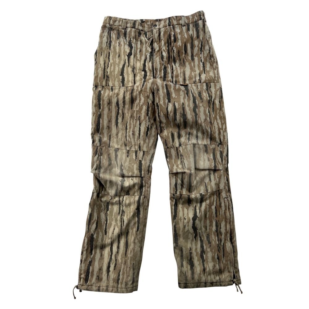 VTG 90s Browning Gore-Tex Thinsulate Insulated Hunting Pants Men L Treebark Camo